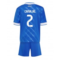 Fotbalové Dres Real Madrid Daniel Carvajal #2 Dětské Alternativní 2025-26 Krátký Rukáv (+ trenýrky)